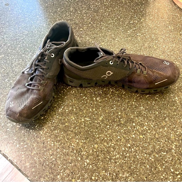 On Running On Cloud X Men's Black / Asphalt Running Athletic Walking Shoes - Picture 7 of 13